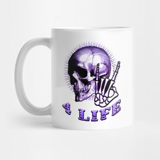 Metal 4 Life Purple Mug